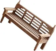 KICHOUSE Wooden Mini Garden Bench Model Prop Outdoor Furniture Doll House Adornment for Micro Landscape Models Mini House Supplies for Home Decoration DIY