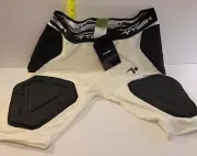 Tesh Protec Football Shorts Compression Shorts Mens Sz XX-Large 2XL NWT White