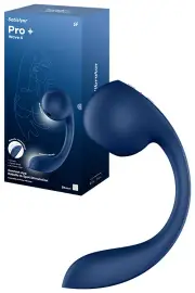Satisfyer Pro Plus Wave 4 App Controlled 10.4" Rabbit Vibrator with Air Pulse & Spiral Stimulation