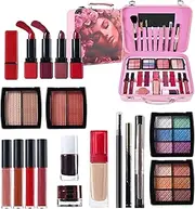 Teen Makeup Kit,Large Capacity Make Up Kit Portable Cosmetic Set - Waterproof Long-Lasting Makeup Palettes Dress-Up Accessories for Birthday