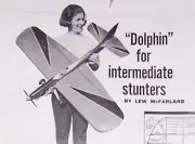 DOLPHIN PLAN + CONSTRUCTION ARTICLE for Lew McFarland's 48" UC Model Airplane