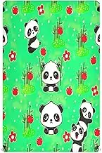 GAIREG Cute Cartoon Pandas Green Large Tea Towels, 28x18 Absorbent Cute Dish Towels