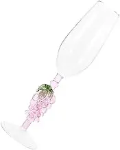 CLISPEED Grape Goblet Kitchen Roller Blinds Pad Trendy Camper Blinds Shell Decoration Garland Feeder Festival Desktop Decoration Mallets Hat Blinds Warmers Plate Cire Transparent Glass