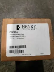 HENRY Technologies C380G Shut Off Valve Ammonia Seal Cap 3/4" FPT Parker Vilter