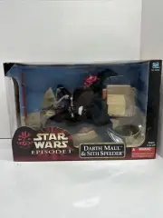 Star Wars 1999 Episode 1 12" Darth Maul & Sith Speeder Figure ~ New ~ 1/6 Scale