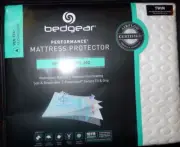 BedGear TWIN Ver-Tex Instant Cooling Performance Mattress Protector