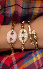 [Jenna Blake] 18K Yellow Gold Diamond Bracelet