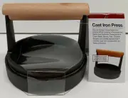 Burger Press Cast Iron Pre Seasoned