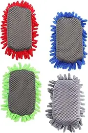 4Pcs Washable Whiteboard Erasers Classroom Chalkboard Erasers for School Office Home Dust Lightweight Easy to Store Comfortable Grip