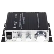 V3S Digital Hi-Fi Stereo Audio Power Amplifier 12V 25W For iPhone PC/Car MP3 black