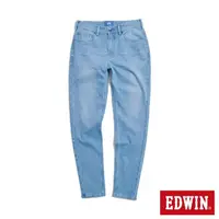 在飛比找momo購物網優惠-【EDWIN】男裝 JERSEYS迦績 棉彈力錐形褲(石洗藍