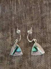 Sugilite/Opalite Dangle Earrings By Marie Tsosie