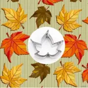 Stainless Steel Maple Leaf 3pcs Set Cutters Cookie Fondant Sugar Craft