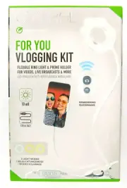 DigiPower Go Viral For You Vlogging Kit DP-VLR3 Live Streaming Ring Light- Video