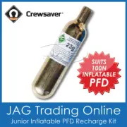CREWSAVER JUNIOR 23g Co2 CYLINDER ONLY - Re-Arm Child Auto/Manual Inflatable PFD