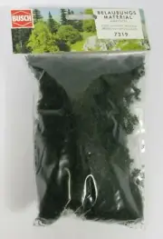 BNIB BUSCH 7319 DARK GREEN FOAM FOLIAGE TREE SCATTER MODEL RAILWAY SCENERY OO N