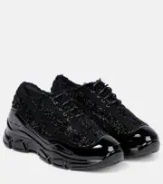 [Simone Rocha] Simone Rocha Embellished low-top sneakers AU 5 black