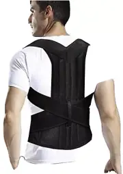 ZIRANLING posture corrector for men and women, adjustable back and waist support