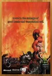 2001 Dungeon Siege PC Vintage Print Ad/Poster Fantasy RPG Game Promo Art 00s