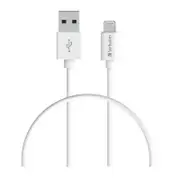 Verbatim 66581 1m Charge & Sync Lightning Cable White - Lightning to USB-A