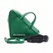 Balenciaga Triangle Bag with 2 straps - Leather - Green $2085