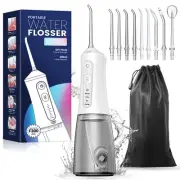 Water Dental Flosser Teeth Pick, 4 Modes Portable Cordless Oral Irrigator, IP...