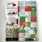 Fiesta Indoor Outdoor Fabric Tablecloth Checkered Flakes 60 x 102 inch / NWT
