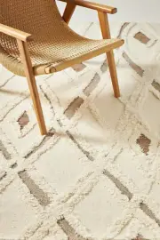 Hand Tufted Rug, Wool Area Rug, Modern Hand-Tufted Carpet,