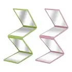 Folding Makeup Mirror Mini 360 Degree Handheld Desktop Mirror for Men Women