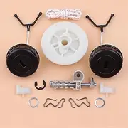 Fuel Oil Cap Chain Tensioner Starter Pully Pawl Dog Kit Fit For Stihl MS180 MS170 018 017 MS 180 170 Gasoline Chainsaw Spare Parts