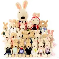 在飛比找ETMall東森購物網優惠-法國兔日本le sucre砂糖兔太子兔蘇克雷兔毛絨玩具公仔莎