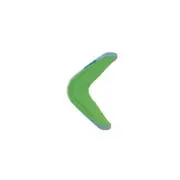 Amphibious Boomerang Fetch and Float Dog Toy (Assorted Colors) Medium