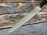 K Sabatier Authentique Slicing Knife 250mm - HIGH CARBON STEEL Made In France