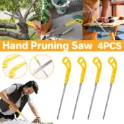 4PCS 13"Garden Hand Pruning Saw Fine Tooth Logging Tree Branches Household Tool