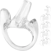 NUOBESTY 5Pairs Replaceable Silicone Ear Molds for Interphone Earpiece Versatile Ear Buds for Protection and Comfort Left and Right Options