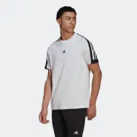 在飛比找momo購物網優惠-【adidas 愛迪達】運動服 短袖上衣 男上衣 短T 白 