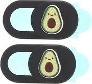 SWOOMEY 2Pcs Avocado Pattern Laptop Webcam Cover Ultra Thin Privacy Protector for Computers Tablets Prevent Hacking Protect Personal Privacy Durable Design