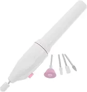 Vaguelly Electric Nail File Grinder Nail Polishing Machine Mini Nail Art Tool Safe Compact for Home Professional Use (no Battery)