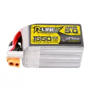 TATTU R-LINE V5.0 22.2V 1550mAh 150C 6S1P LiPo Battery XT60 Plug for RC Drone
