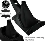 BLACK STITCH REAL LEATHER GEAR GAITER FITS ALFA ROMEO GTV SPIDER 916 PHASE 1