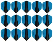 5 New Sets Harrows Retina X Standard Dart Flights – Ships w/ Tracking - Aqua