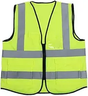 COMPANY LILI Gardening Work Pocket Vest Clothing Cycling Motorcycle Night Glow Visible Reflective Rider Safety Security Dropshipping