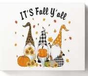 Infinidesign Grateful Thankful Gnomes Paint by Numbers for Adults canvas