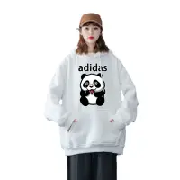 在飛比找Yahoo!奇摩拍賣優惠-～Mak運動服飾～adidas 愛迪達熊貓印花衛衣男女 正韓