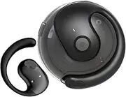 Weikon Open-Ear Bluetooth 5.4 Headphones, 48H Playback IPX5 Waterproof Wireless Earbuds with Earhooks, Sport/Running/Driving Safe Open-Ear Design (Black)