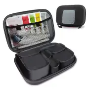 USA GEAR Mini Face Steamer Carrying Case, Removable Pouches, Weather Resistant