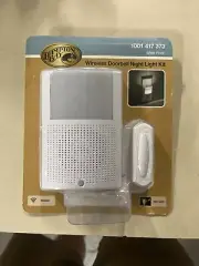 Hampton Bay HB-7776-02 Wireless Doorbell Kit with LED Night Light & Push Button