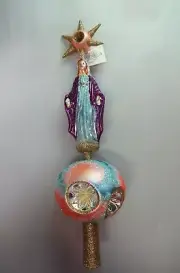 Larry Fraga Designs christmas Tree Topper Madonna Very Rare Find