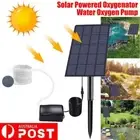 Solar Powered Oxygenator Outdoor Garden Pond Fish Tank Aerator Air Pump Oxygen