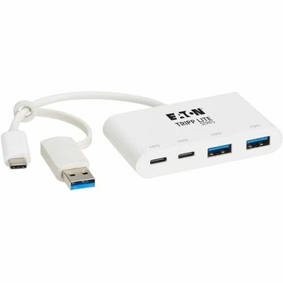 Eaton Tripp Lite Series 4-Port USB-C Hub - USB 3.2 Gen 2 (10 Gbps), 2 USB-A And